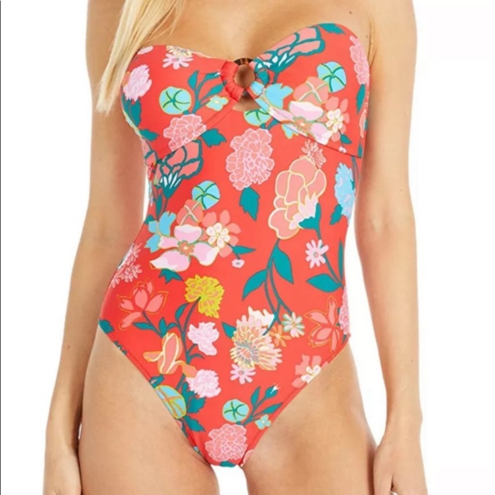 J.Crew Floral One Piece Swimsuit